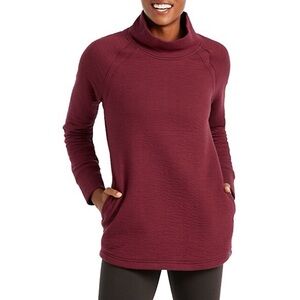 L.L. Bean Primaloft Funnel Neck Sweatshirt sz M Cozy Warm Breathable Base Layer